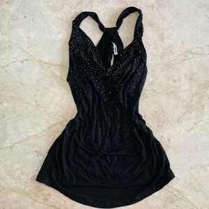 Miroa Y2k Sparkle Embellished Top